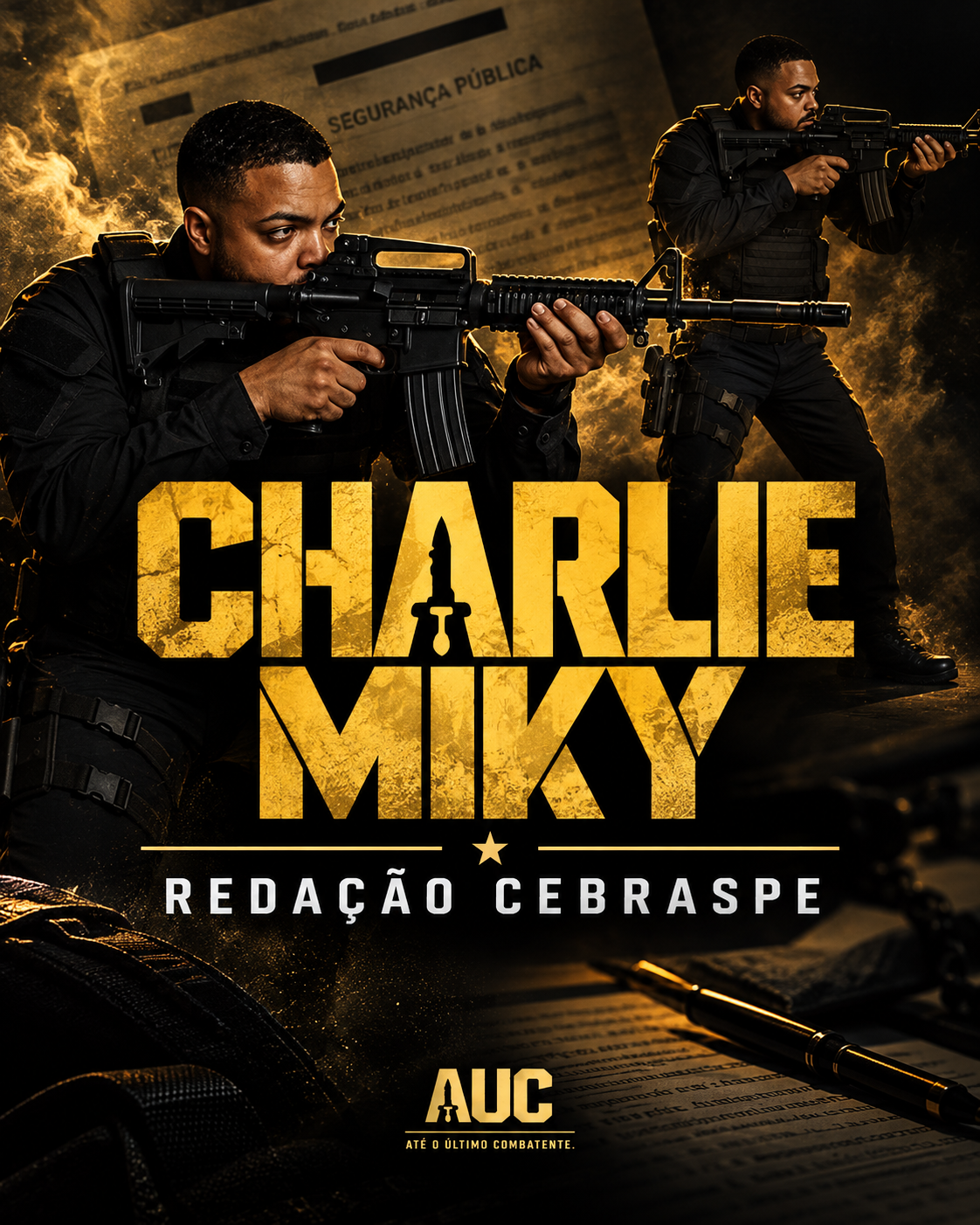 Treinamento Charlie Miky — redação CEBRASPE